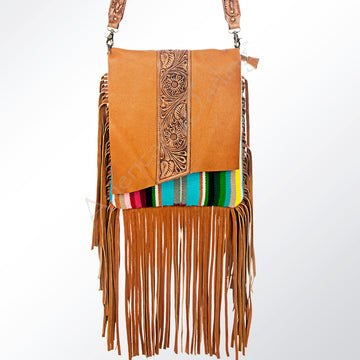 American Darling Cross Body Hand Tooled Saddle Blanket Genuine Leather Western Women Bag Handbag Purse | Crossbody for Cute